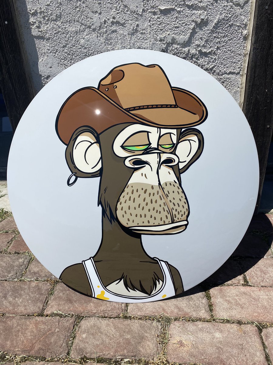 shieldmasterz's tweet photo. Bored Ape NFT custom shields!
#boredape #BoredApeYachtClub #NFT https://t.co/yb8KHIj7NE