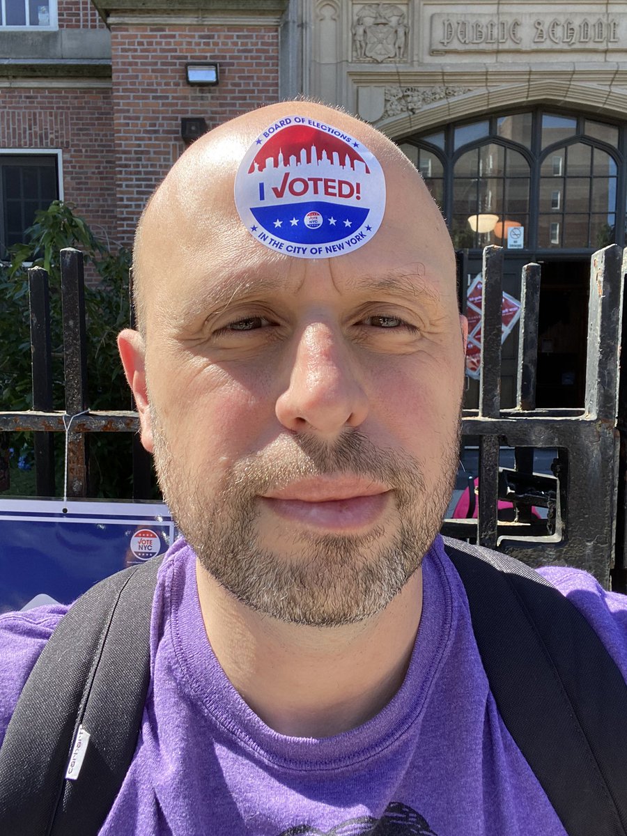 beautiful day for voting in nyc