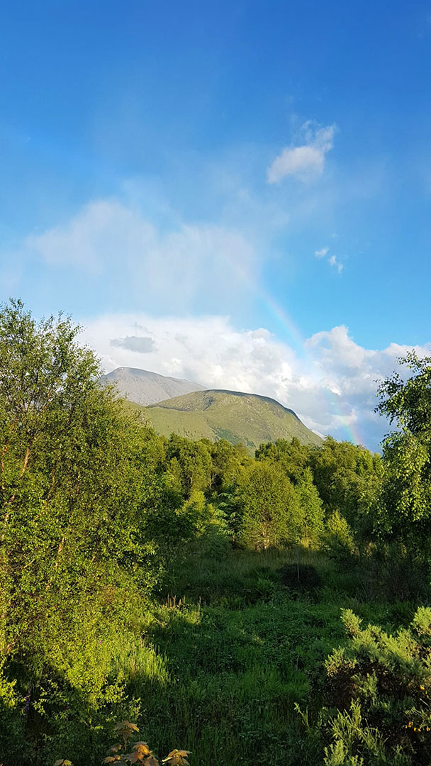 VRspacecat's tweet photo. Caught a rainbow over Ben Nevis. 🌈⛰️ https://t.co/cOBP0gHull