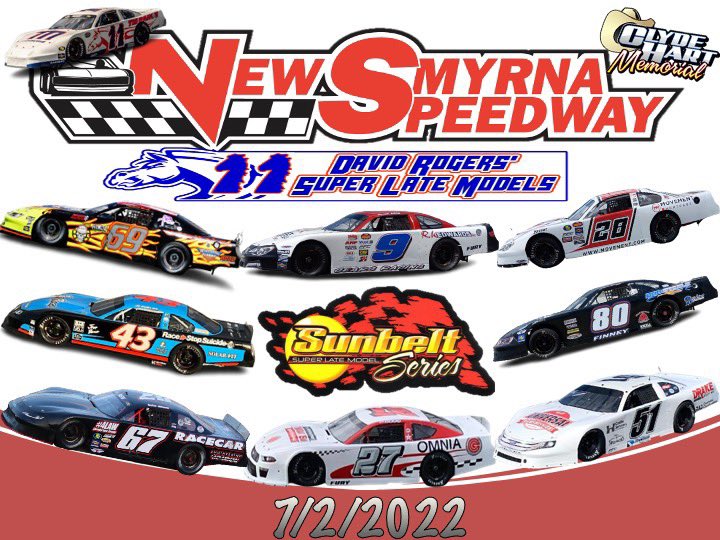 New Smyrna Speedway Just A Few Of The David Rogers Super Late Models You Can Expect To See In Action This Saturday Night For The Clyde Hart Memorial 100 This