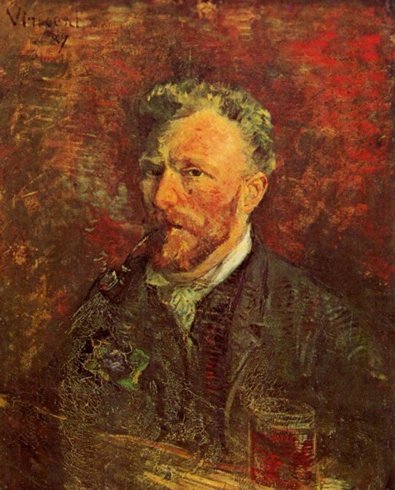 BowlWorks's tweet photo. Vincent van Gogh enjoying a bowl https://t.co/cktKpikljz
