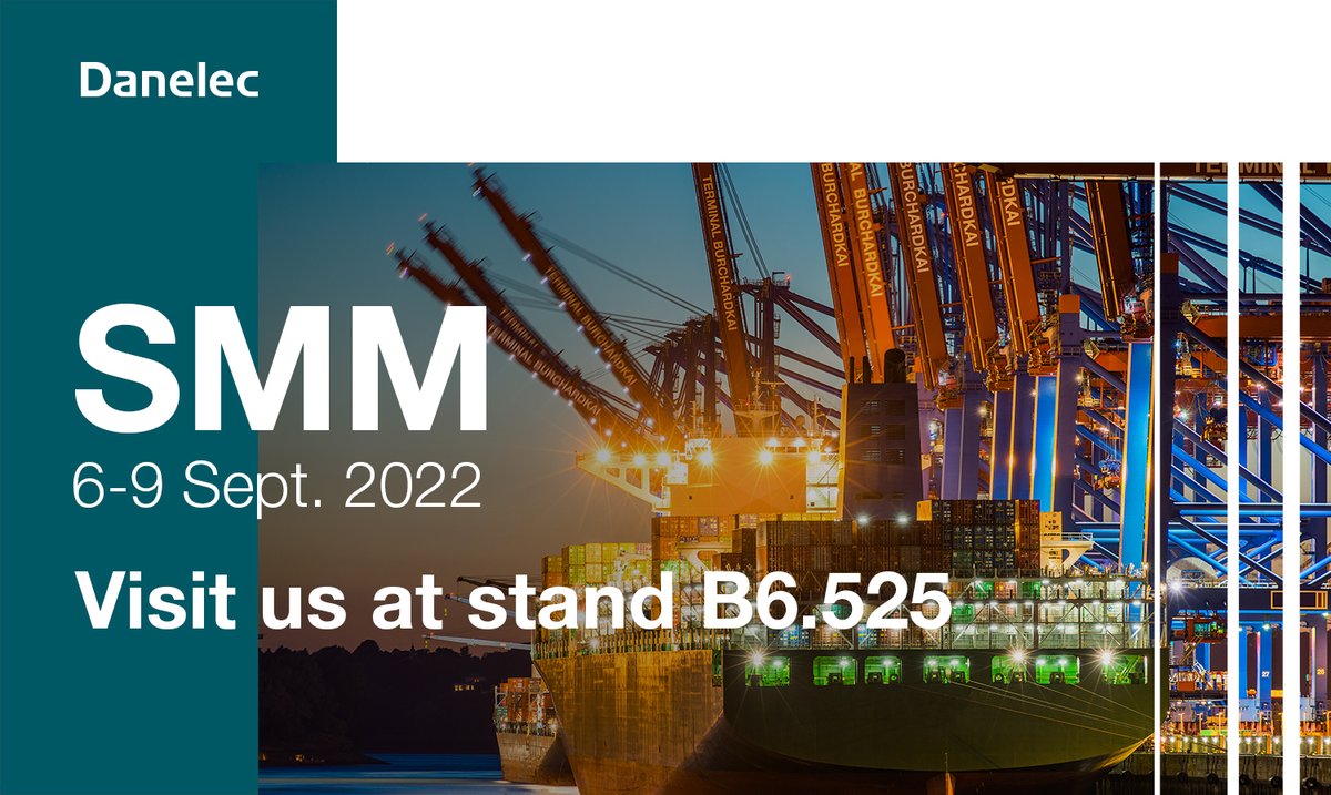 DanelecMarine's tweet photo. We'll be exhibiting at @SMMfair . Be sure to drop by our stand B6.525 as we plan to announce a lot of exciting news during the event. #maritimeindustry #environmental #compliance #vesselmanagement #datacollection #shipperformance #netzero #decarbonization https://t.co/SF3VBAVIOx