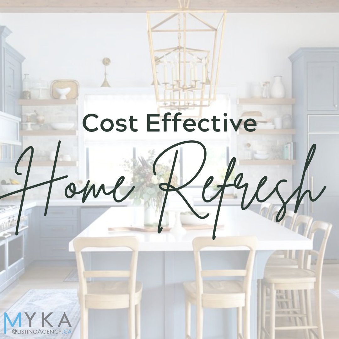 MykaRealEstate's tweet photo. Here are a few minor budget-friendly changes that can make your home feel like new this summer season!

✅ Update your light fixtures 
✅ Switch out your cabinetry handles/knobs for new ones 
✅ Add some indoor plants or herbs to your kitchen https://t.co/ttGAhimAj7