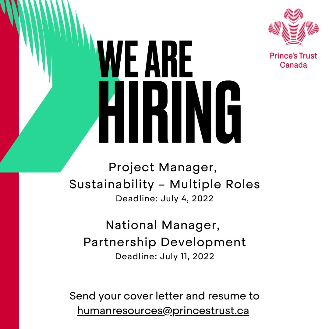 KingsTrustCA's tweet photo. #Hiring a Project Manager for Sustainability programming, and a National Manager for Partnership Development.
Visit our #Careers page for more information: https://t.co/beQWK6s2YU
#Jobs #HiringAlert #NationalManagerJob #ProjectManagerJob https://t.co/QvLwSDnSPK