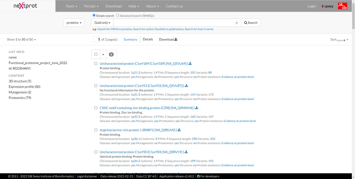 neXtProt_news's tweet photo. Thanks to the undergraduate students in biomedical sciences @UNIGEnews @lydie_lane, 80 entries now have function predictions - that's a big step forward! @hupo_org https://t.co/cgyiOEqhAp
