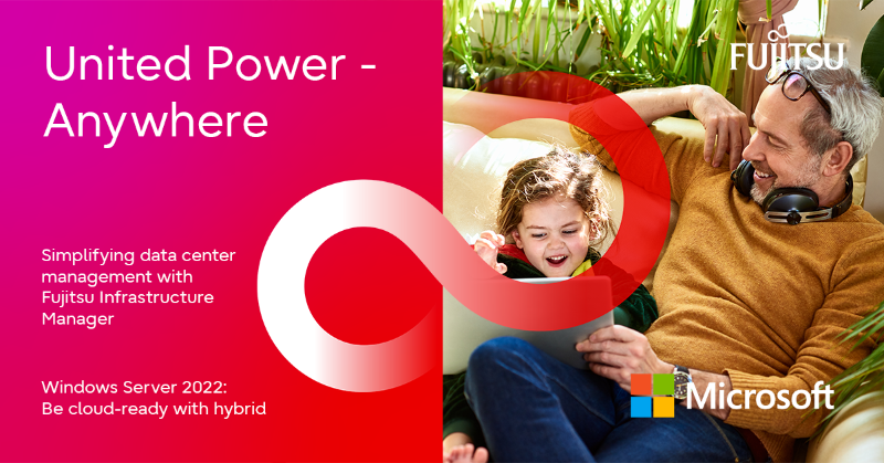 Fujitsu_Global's tweet photo. With Windows Server 2022 running on PRIMERGY servers managed with ISM, you will experience United Power – Anywhere. Learn how you can simplify your data center management today: