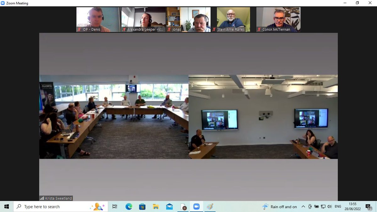 A busy and intensive discussion this afternoon between Forum members across Ireland, Norway, Iceland and our virtual hosts in Newfoundland. Dates and themes for our forthcoming major forum  in October 2022