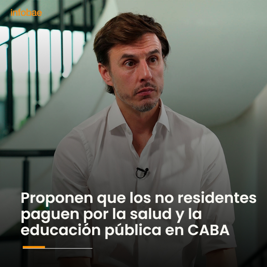 infobae's tweet image. Proponen que los no residentes paguen por la salud y la educación pública en CABA 
bit.ly/3QMFvp4