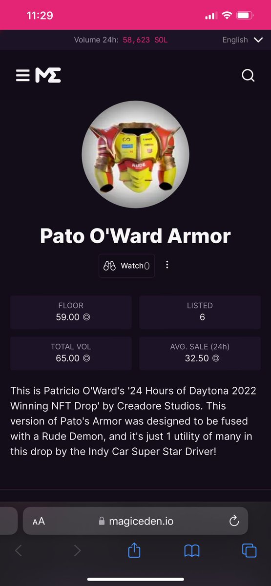 Congratulations to those who were able to get one out of 100 of my NFT Packets! magiceden.io/marketplace/pa…
Thank you for the support and can't wait to take this journey with you all!
Let's make things interesting. Who wants me to wear their demon on my helmet during a race?