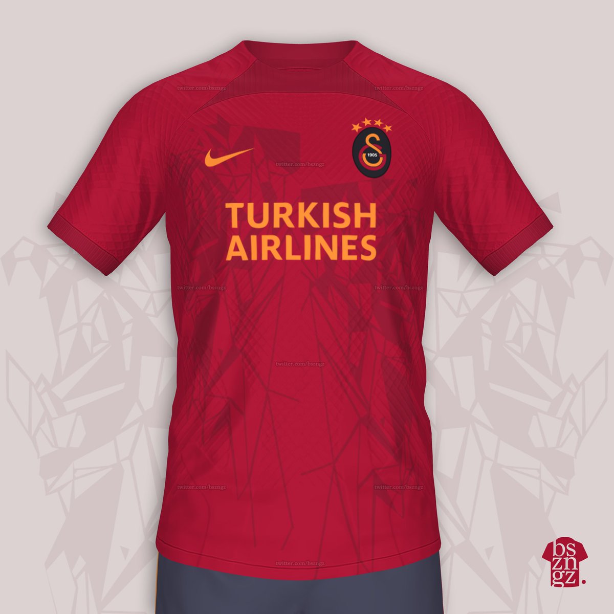 Galatasaray • Nike
Implementation of 22-23 training kit as the match shirt