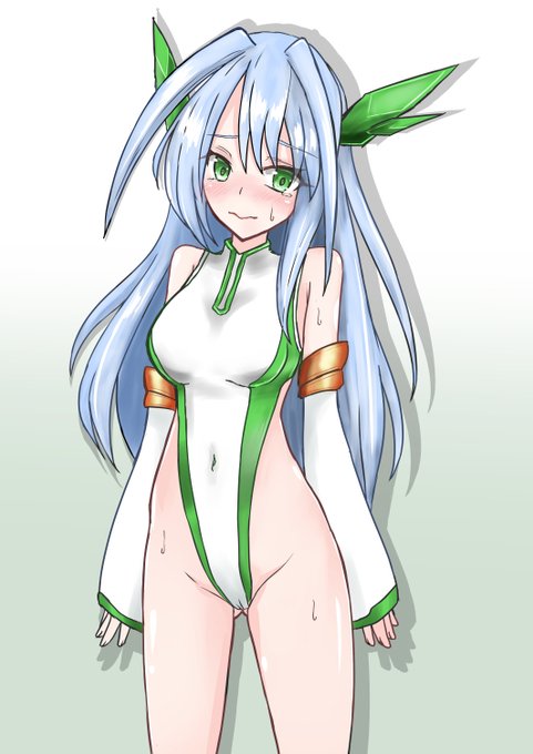 ふっとら@futtora さん家のクリアスちゃんにドギツイ角度のハイレグ着せちゃいました。
クリアスたゃが可愛いのがいけないんだよ、うふふ。

いつも描いて思うのは、クリアスちゃんっておっぱいつるぺったんなイメージに反して小ぶりだけど割とでかいんだよなぁ……(*'ω'*) 