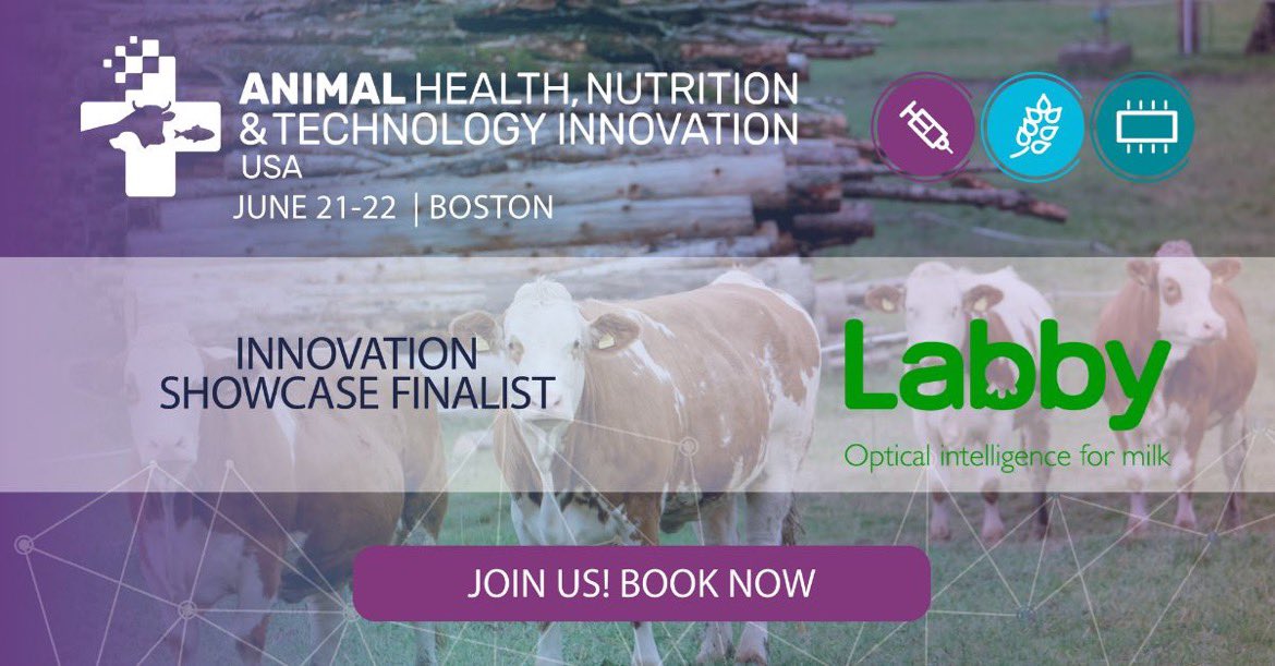 JuliaSomerdin's tweet photo. @Labbyinc was participating in the animal health innovation showcase in our hometown, talking about cows, milk, innovation, and improving farm operations efficiencies.

 #AHNTI #animalhealth https://t.co/tqVOlRQxnp