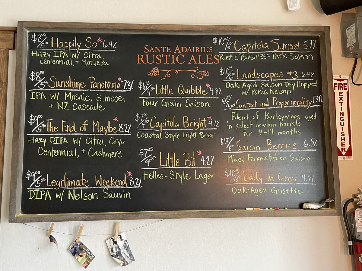 BigFunBuff's tweet photo. Made it to one of my bucket list breweries, @santeadairius. With saisons being my favorite style, these folks are one of the best at that. Cool place, great beers. #saison #craftbeerlover #funkybeer https://t.co/BNtF5egBXQ