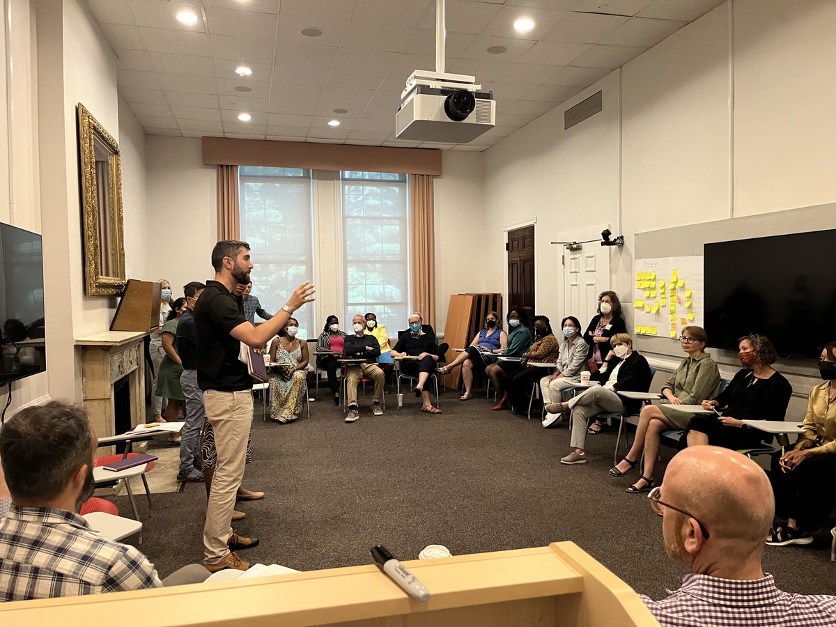 mburnsmsw's tweet photo. Day 2 of our ⁦@NYUSilver⁩ Social Work Educator’s Adaptive Leadership Symposium is underway and we’re so excited to be joined by these esteemed educators from all over the world! https://t.co/ek0PXtKFFE