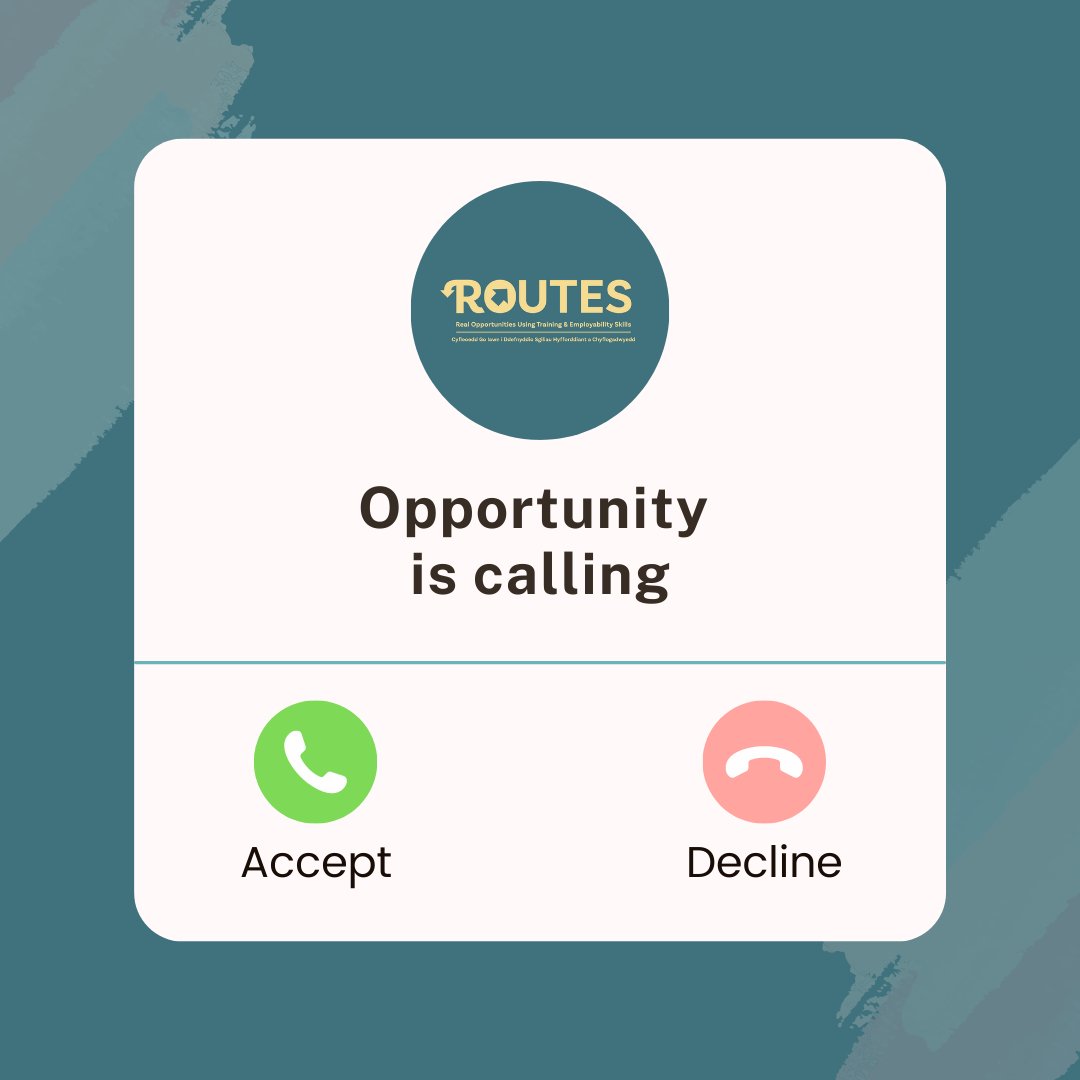 Don't miss out on kickstarting your new life with Routes

Get in touch to see how you can take part in our free courses, training and volunteering opportunities 
⠀⠀
✉️ routes@landsker.co.uk⠀⠀⠀⠀⠀⠀⠀⠀
☎️ 01994 238379⠀⠀⠀⠀
⠀
<a href="/WCVA_AIF/">Active Inclusion</a> #EUfundsCymru