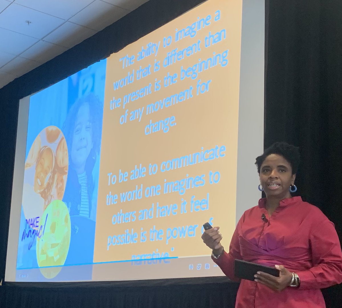Inspirational Keynote by Sharla and Toni ⁦<a href="/SlsjUs/">SLSJ | School Leadership for Social Justice</a>⁩ ⁦<a href="/VTEducation/">Vermont Agency of Education</a>⁩ ⁦<a href="/CDCIatUVM/">UVM Center on Disability & Community Inclusion</a>⁩ #vtbest2022
