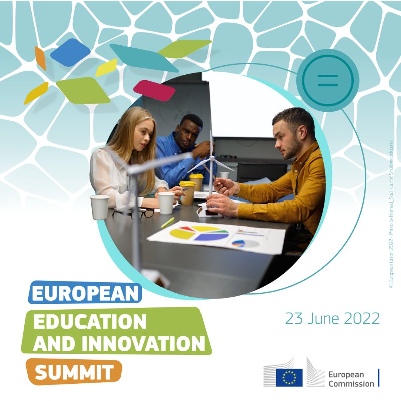 EUErasmusPlus's tweet photo. Did you attend the European Education and Innovation Summit on 23/06?

Key highlights included:

• Strategic discussions on education &amp; innovation nexus

• Presentations on #STEAM skills &amp; EdTech role for an innovative Europe

More info⬇️

#Education4Innovation