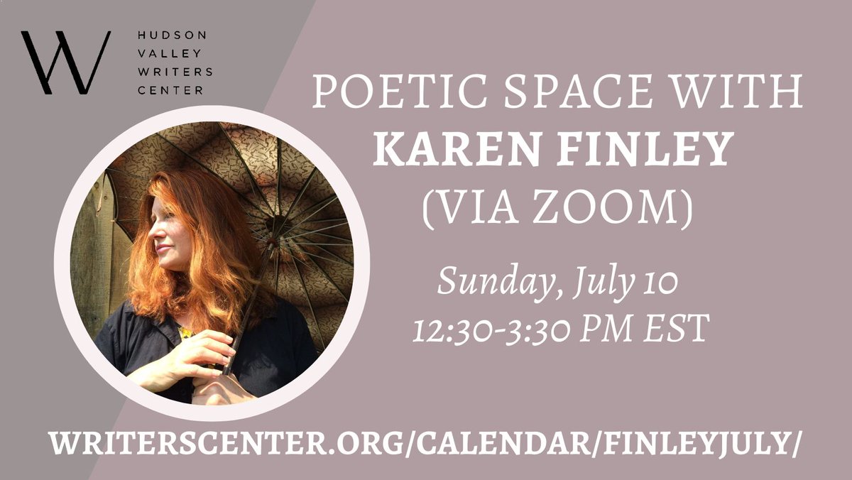 HVWritersCenter's tweet photo. Poetic Space with Karen Finley (via Zoom) is Sunday, July 10, 12:30-3:30 PM EST! https://t.co/Mcx5ygSu1r  Consider poetic space for deeper, symbolic, creative &amp; critical contemplation such as rooms, architectural framings as ways to explore the self &amp; generate #writing https://t.co/0l5FDJjI18