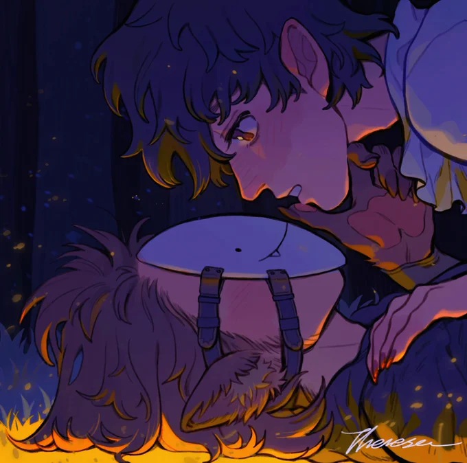 💚werewolf &amp; vampire💙 (part 2)
#dreamnotfound #dreamnotfoundfanart 