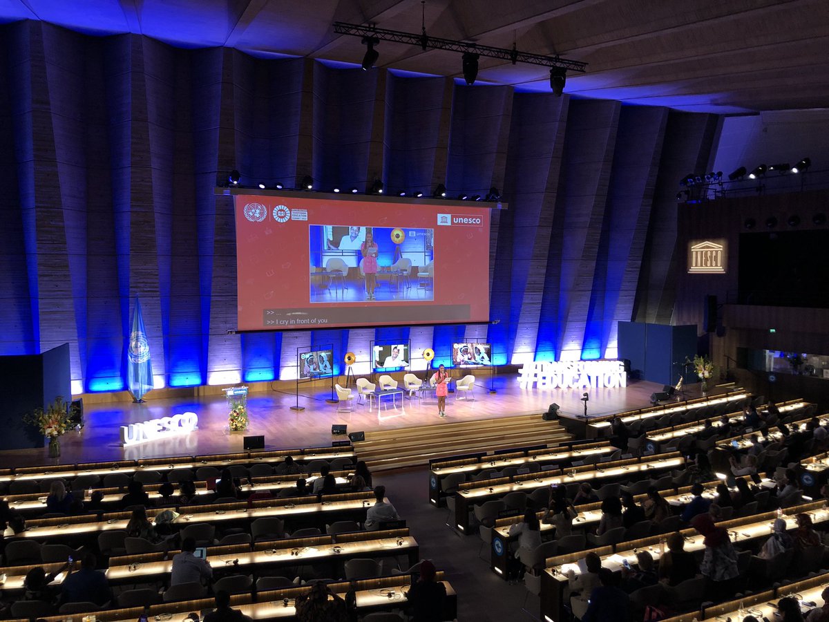 Alex Beard (@alexfbeard) on Twitter photo Do you see me?
Why do I feel invisible and mute?
Ria, 17, singer, songwriter, poet, bringing down the house at <a href="/UNESCO/">UNESCO 🏛️ #Education #Sciences #Culture 🇺🇳</a> #TransformingEducation in Paris, on pushing through a system that expected her to fail
<a href="/ELAMhq/">ELAM</a> <a href="/TeachForAll/">Teach For All</a> <a href="/TheWorldsLesson/">World's Largest Lesson</a>
🎤💫 Do you see me?
Why do I feel invisible and mute?
Ria, 17, singer, songwriter, poet, bringing down the house at <a href="/UNESCO/">UNESCO 🏛️ #Education #Sciences #Culture 🇺🇳</a> #TransformingEducation in Paris, on pushing through a system that expected her to fail
<a href="/ELAMhq/">ELAM</a> <a href="/TeachForAll/">Teach For All</a> <a href="/TheWorldsLesson/">World's Largest Lesson</a>
🎤💫