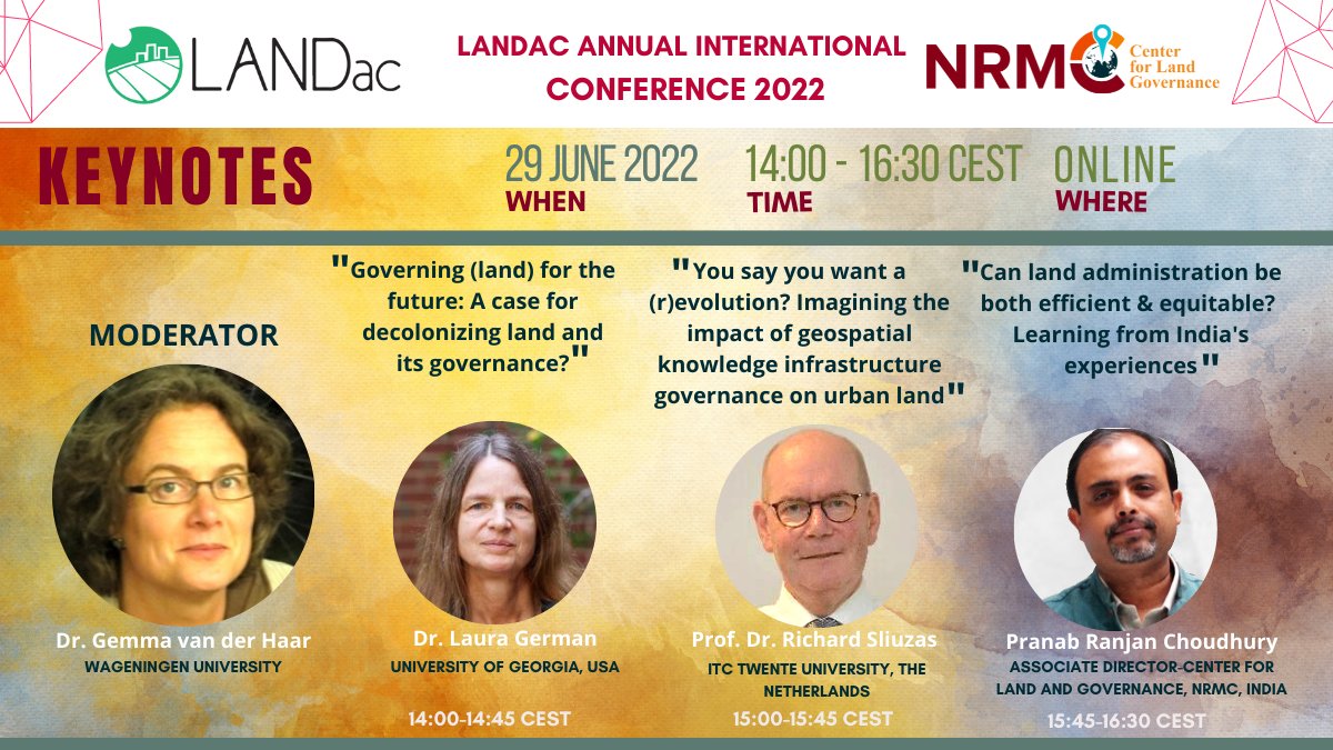 Can #land #administration be both #efficient &amp; #equitable? Watch out <a href="/prchoudhury/">Pranab Choudhury</a> of <a href="/Center4Land/">Landstack</a>  
 delivering keynote <a href="/LANDacademy/">LANDac - The Netherlands Land Academy</a>'s 13th Annual International Conference starting 29th Jun'22 and sharing #Learning from #India's experiences.