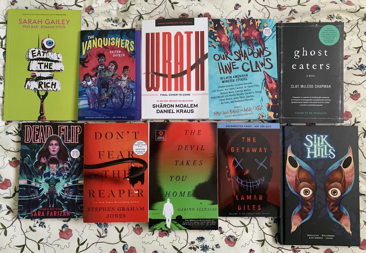 My book haul from #ALA2022! Excited to read every one of these.
