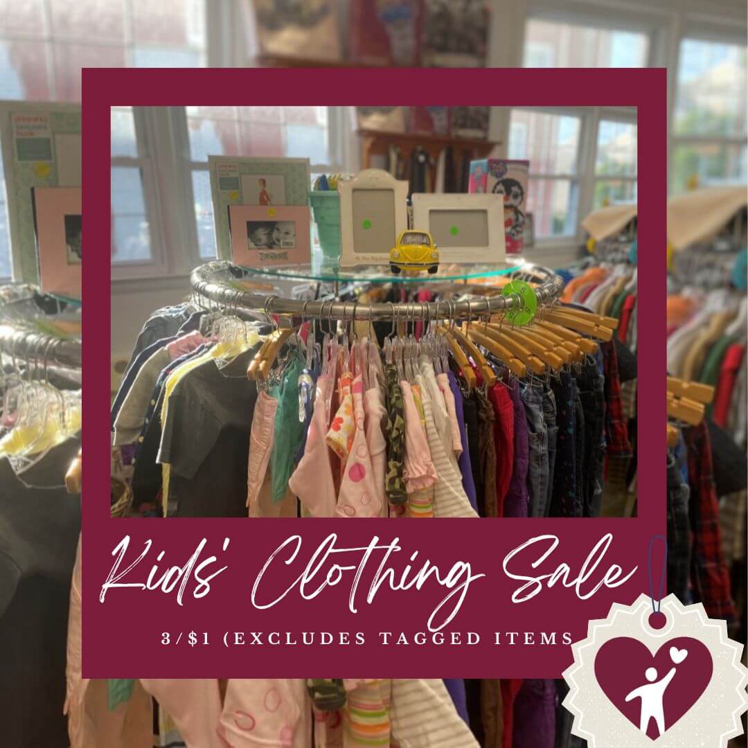 nfsb_nutley's tweet photo. This week at The Shop children's clothing is 3/$1. Also, if you spend $10, get a FREE pair of bottoms! Two great sales in one week. Both sales exclude tagged items. Stop in today for your best selection!
#NFSBshop #nutleynj @nfsb_nutley https://t.co/JrlFOInsDS
