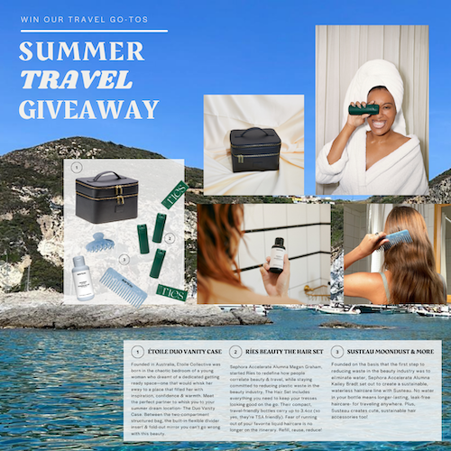 susteauofficial's tweet photo. Did someone say vacation?! Enter to win our top travel picks from @etoilecollectiv &amp; @RiesBeauty. ✈️

https://t.co/Nj2S2nMAad

#summertravel #summerbeauty #travelpicks https://t.co/87EPazyFws