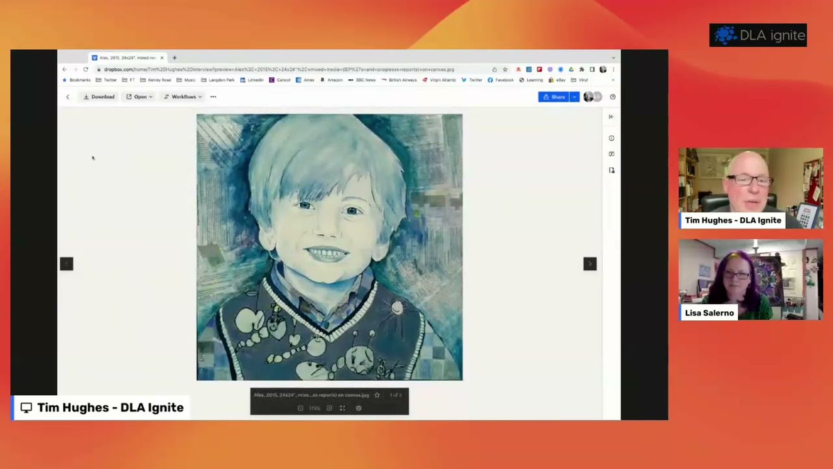 Timothy_Hughes's tweet photo. #TimTalk – Forging your own path as a creative entrepreneur with @LisaKSalerno https://t.co/Z2pxM08Tyj via @DLAIgnite #socialselling #digitalselling #Art #NFT #ArtistOnTwitter #artist #NFTCommunity #business #BusinessPlan #community https://t.co/uGZPfBHHA0