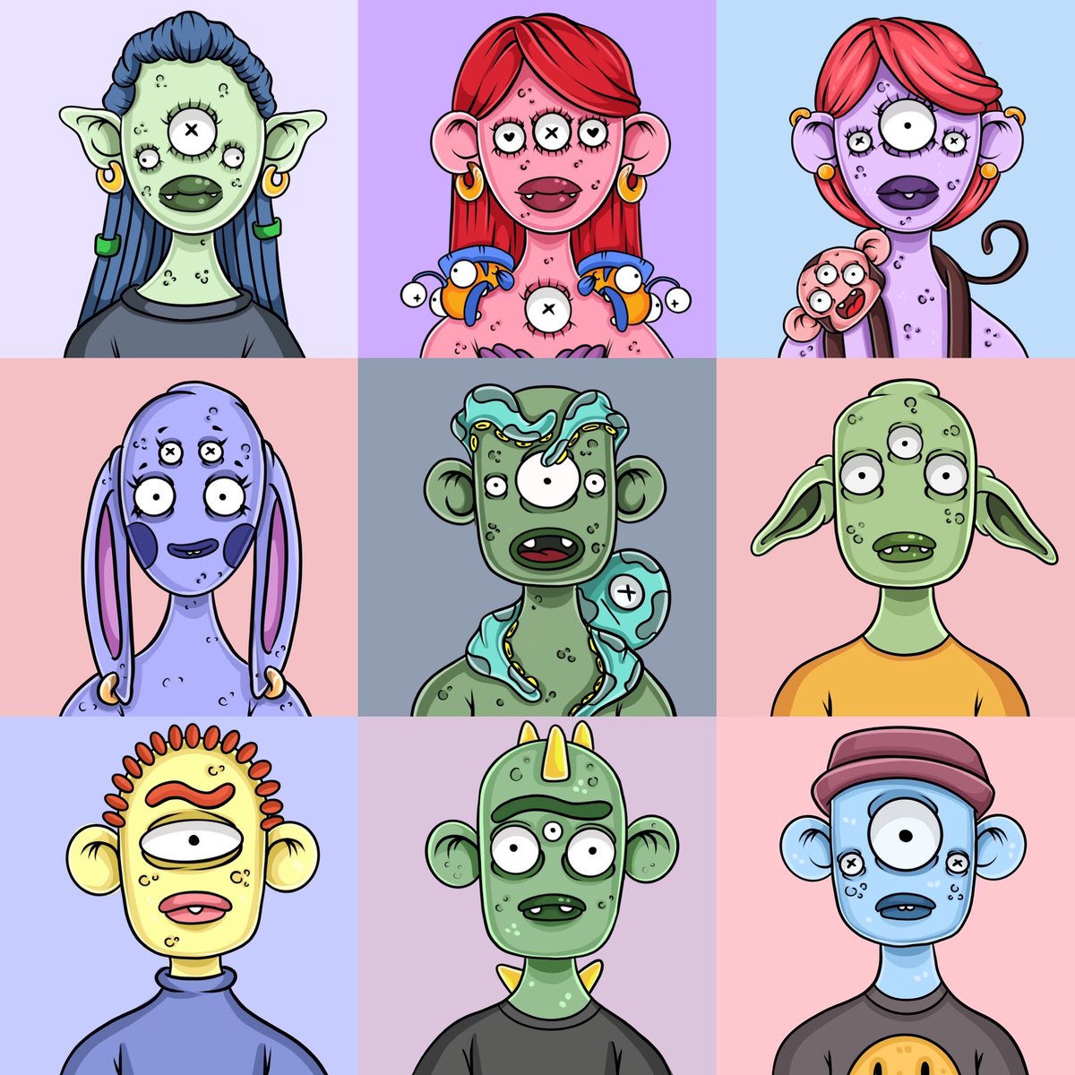 The head monsters collection is unique and unrepeatable! Hurry up to grab your monster👾
.
#NFTCommunity #NFTdrop #NFTs 
.

opensea.io/collection/mon…