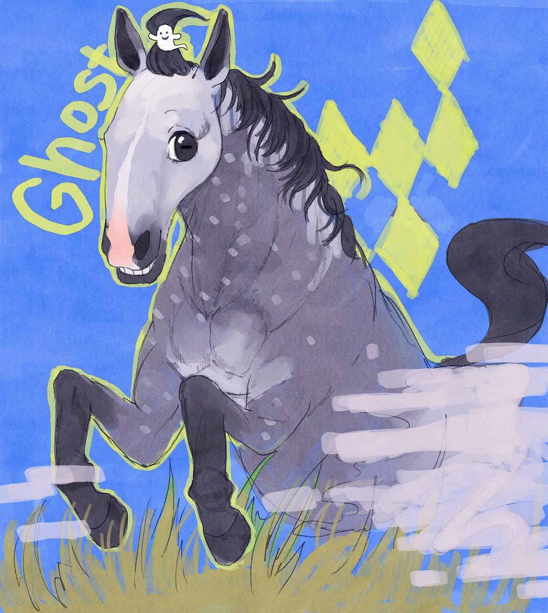 申し訳程度のお絵描きアカウントとして別垢で描いたものを載せようね 