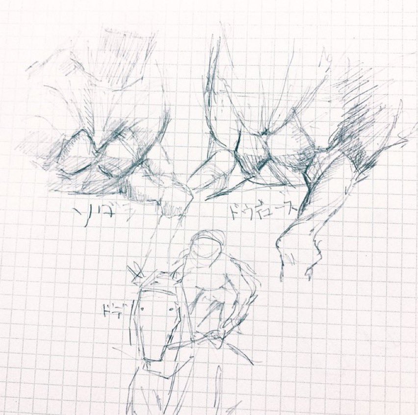 申し訳程度のお絵描きアカウントとして別垢で描いたものを載せようね 