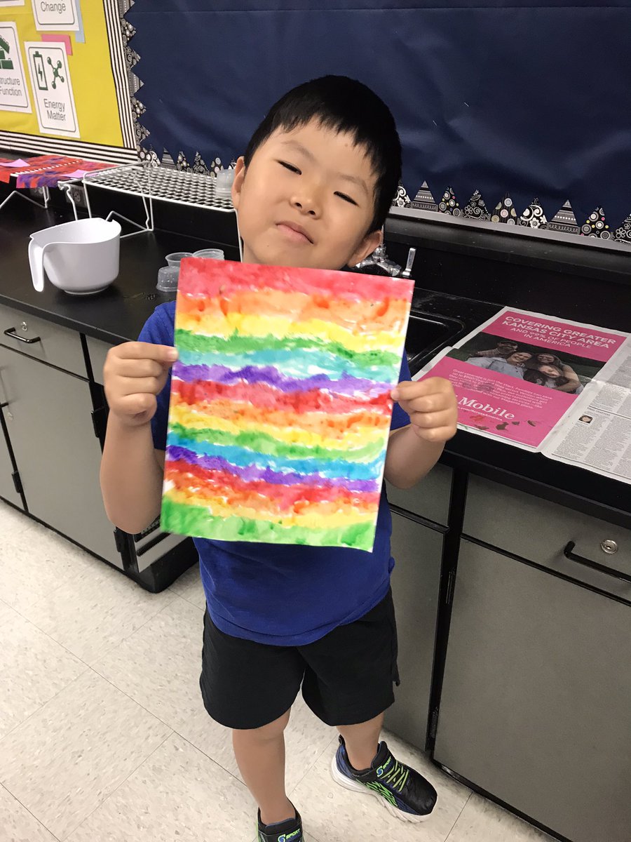Students in getting crafty are painting the morning away!
