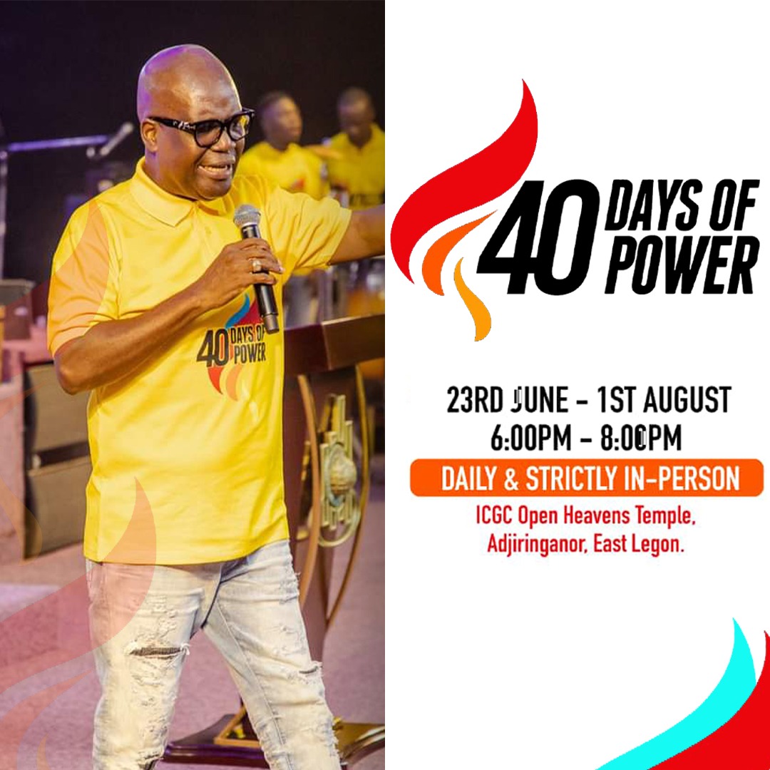 Join us in person <a href="/ICGCOpenHeavens/">ICGC Open Heavens Temple</a> for yet another night of blasting and breakthrough prayer. 
See you and get ready for an atmosphere shift. #Increase #Consecration #40DoP #WeAreICGC