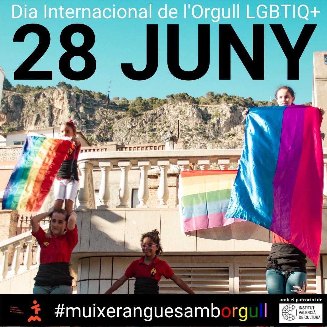 L'orgull és l'amor propi o l'estima que cada persona té de sí mateixa com a mereixedora de respecte i consideració.
 Es el que es reclama aquest dia, #visibilitat, #normalització, #respecte i #consideració 
Alcem #muixeranguesamborgull! 

#estimacomvulgues #estimaaquivulgues