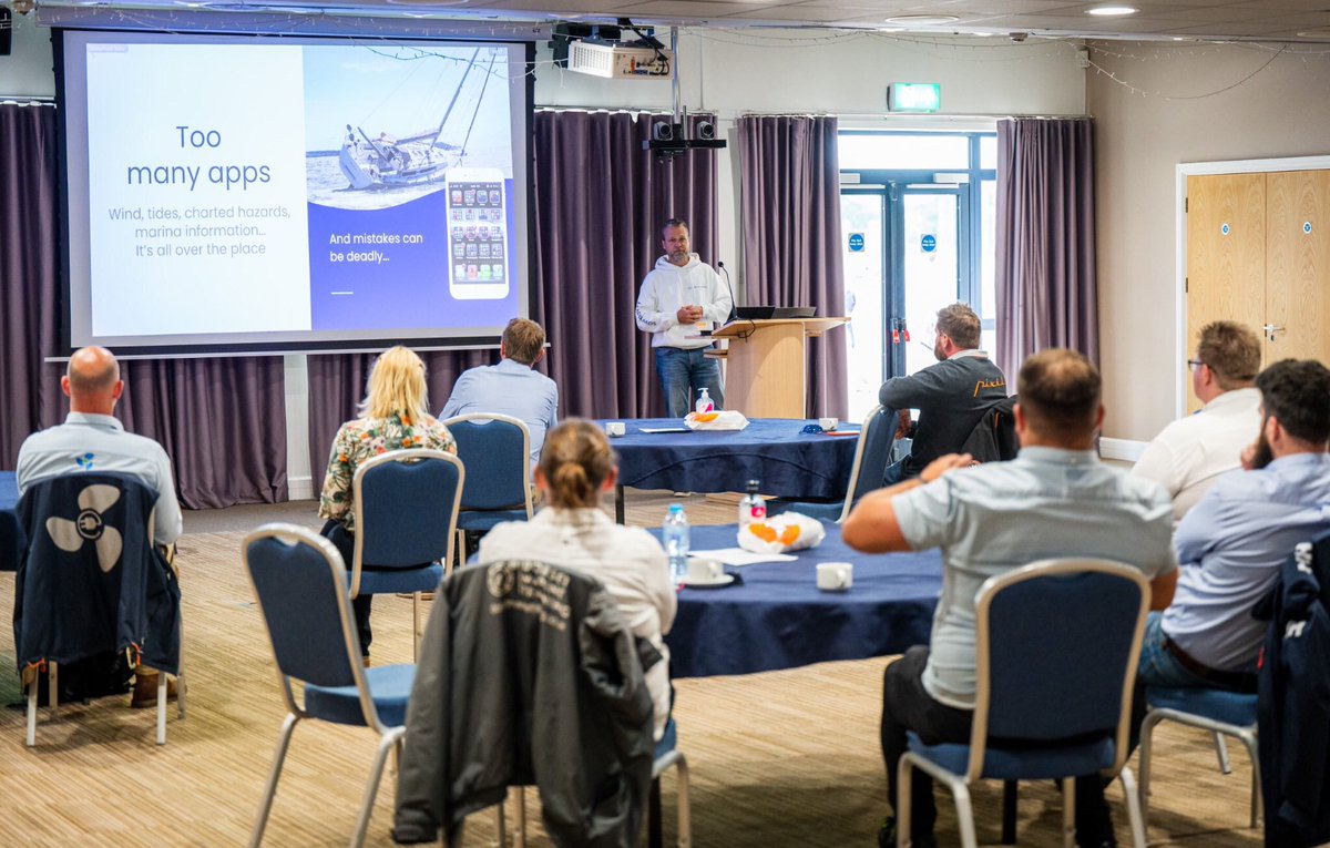 PooleMaritime's tweet photo. Our business programme kicked off with an inspiring session led by @maritimeukSW, featuring innovative marine businesses, particularly in the @business_bcp area. #PMF2022

If you’d like to connect up, join the @PooleMarineHub or DM for details. https://t.co/hx42qPXM9M