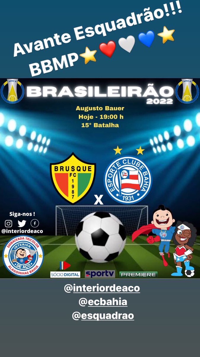 interiordeaco's tweet photo. @interiordeaco @ECBahia @EsquadraoECB https://t.co/ZZSGAta9vn
