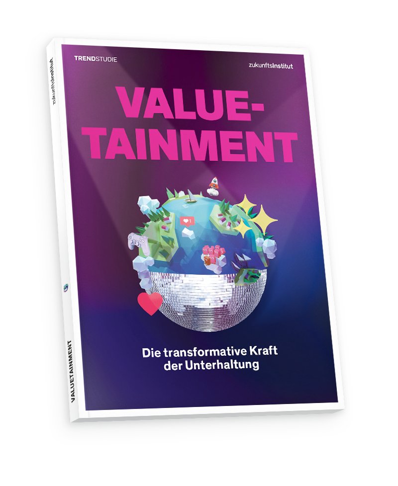 ⚡️Valuetainment!⚡️Die neue Studie von <a href="/zi_news/">Zukunftsinstitut</a> beleuchtet die konstruktiven Potenziale des #Entertainments 🪩✊🌍 onlineshop.zukunftsinstitut.de/shop/valuetain…