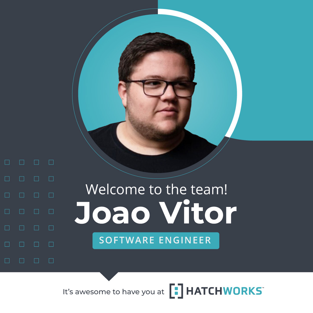 hatchworksinc's tweet photo. Please give a warm welcome to João Vitor, our new Software Engineer!
We are excited to have you on the HatchWorks team! 🎆
Looking for new opportunities? 👉🏻 https://t.co/4Czkc1cute
#HatchWorks #NewHire #Welcome #Hiring https://t.co/nkDXMV1cDV