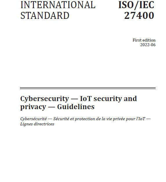 GuayoyoCyber's tweet photo. 🆕 Nueva ISO/IEC 27400:2022 - Pautas sobre riesgos, principios y controles para la seguridad y privacidad para las soluciones IoT 

https://t.co/mDhXgzgVPG https://t.co/xXzQThBkF0