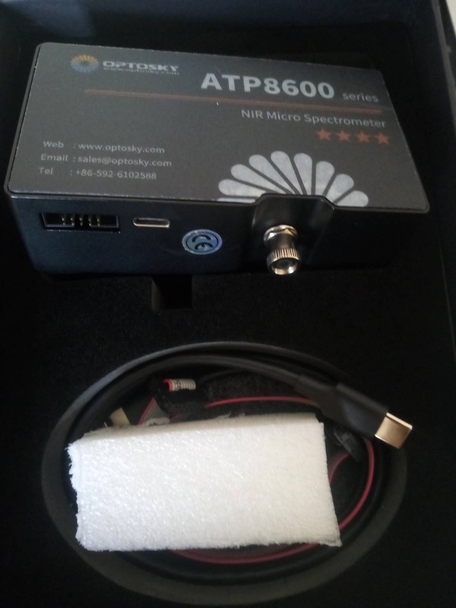 TransHealthNet's tweet photo. The spectrometer has just arrived! We're really excited to get stuck in and spend the next few weeks familiarizing ourselves with everything. We'll hopefully will be publishing some early test results by the end of next month. https://t.co/hUzFkPonwg
