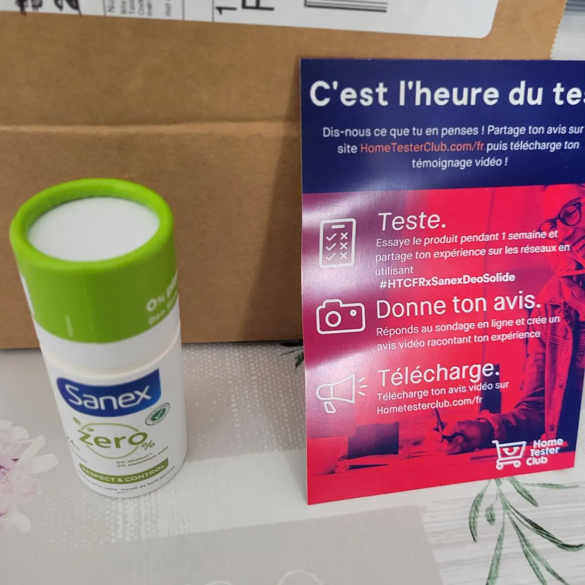 LaurenceLuyckx's tweet photo. Nouveau test de produit Sanex Déodorant Zéro % Respect & Control pour Home Tester Club
#HTCFRxSanexDeoSolide #hometesterclub #test #Tester #déodorant #produitoffert #Control #respect #ZERO #solide #testeuse #testeuseproduits
@HomeTesterID https://t.co/vnt60oCmfR