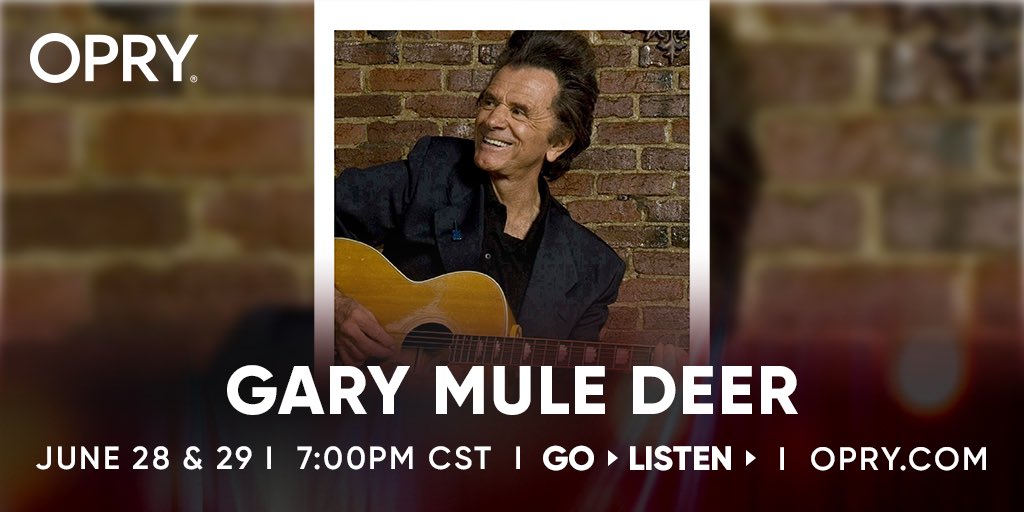 Gary Mule Deer (@garymuledeer) on Twitter photo If you want to write something that will live forever - sign a mortgage. For more life lessons, catch me live on the <a href="/opry/">Grand Ole Opry</a> at 7PM Central tonight and tomorrow or listen live via <a href="/WSMradio/">WSM Radio - The Home of the Opry!</a> #lifelessons #MuleDeer #opry #wsmradio #mortgage If you want to write something that will live forever - sign a mortgage. For more life lessons, catch me live on the <a href="/opry/">Grand Ole Opry</a> at 7PM Central tonight and tomorrow or listen live via <a href="/WSMradio/">WSM Radio - The Home of the Opry!</a> #lifelessons #MuleDeer #opry #wsmradio #mortgage