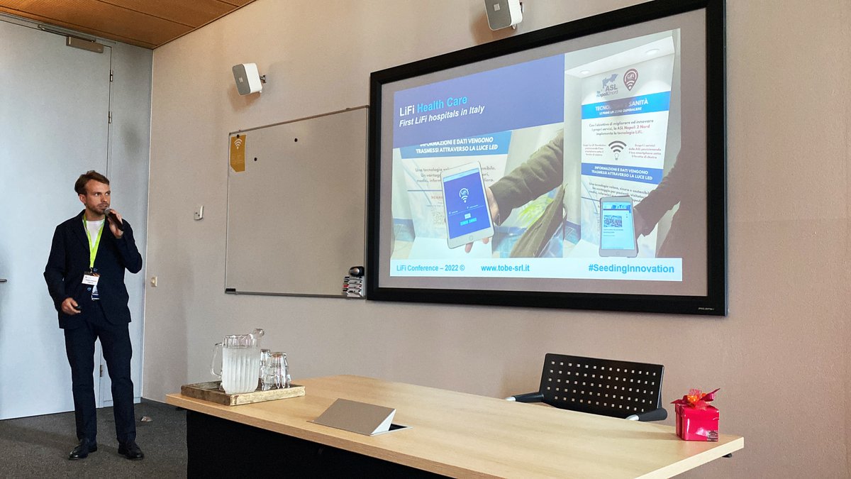 ToBe_srl's tweet photo. 🇮🇹 Oggi, alla #LiFiConference, l’Italia protagonista dell’innovazione con To Be e i numerosi progetti #LiFi realizzati in sinergia con Istituzioni e mondo Corporate.
Presenti i nostri COO @FattoriniDanilo e CEO @Fra7russo
#SeedingInnovation #phapps #LiFiRevolution https://t.co/8KthLX321N