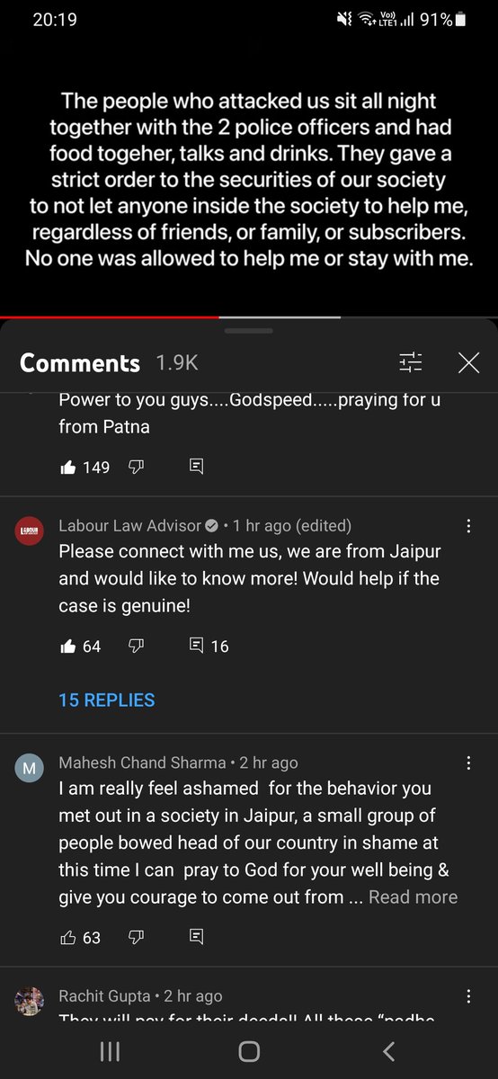 UdayXuvode's tweet photo. @payal1_ @payal1_  @AdvisorLaborLaw most genuine and trusted people for legal help are willing to help @Arjuli_Vlogs 
I strongly recommend you guys yo reach to @AdvisorLaborLaw i am sure they will advice you the best. 

Hope it helps
 Also thank you @AdvisorLaborLaw for coming forward 🙏 https://t.co/B2TNrhK87q