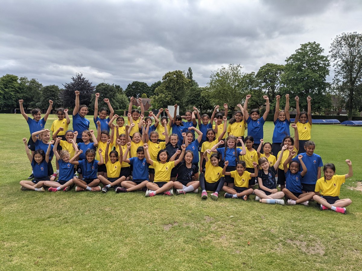 Well done to year 4 girls in the U9 House matches today U9A St Monica's 262-312 St Margaret's, U9B St Mo 165-181 St Ma, U9D St Mo 235-242 St Ma.