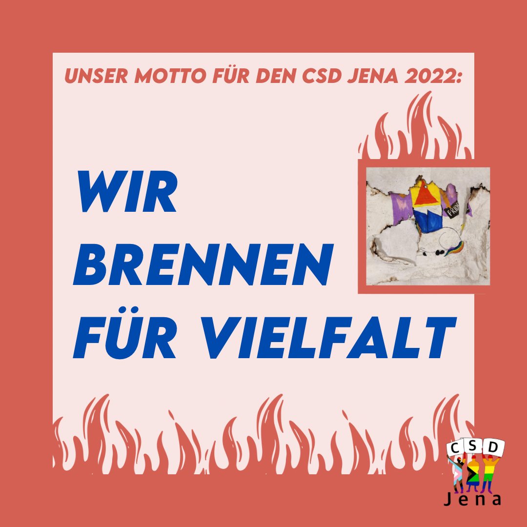 Unser Motto steht fest! 🏳️‍🌈🔥🏳️‍⚧️
#CSD #csd2022 #CSDjena #CSDjena2022 #pride #queer #PrideMonth #LGBTQIA #lgbt #LGBTQ #gaypride #lesbianpride #walkwithpride #TransWomenAreWomen #TransRightsAreHumanRights #loveislove