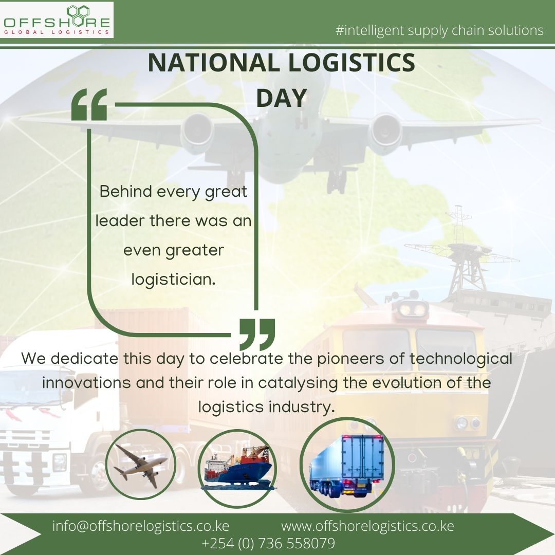 Its #NationalLogisticsDay . As a supply chain and logistics firm, we take pride in being part of this industry and we celebrate all the stakeholders and their contribution towards the improvement of the economic indicators. Happy #NationalLogisticsDay