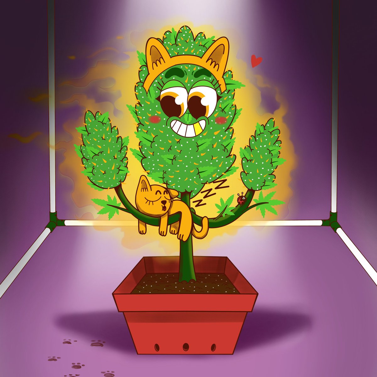3Gallegoseba's tweet photo. Una @blingplants ilustrada por mi, ya disponible en la web de la colección. Contento de pasar de un fan arte a formar parte 💪 gracias favre 💪💚😸 https://t.co/zAiRESFilk