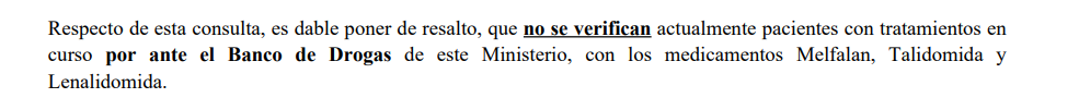 fundmieloma's tweet photo. Nos gustaría saber por q, ante el pedido de info sobre la exclusión d drogas del #VademecumNacional el @msalnacion nos respondió que NO habían recibido pedidos y a la diputada @gracielaocana le respondió q las licitaciones quedaron desiertas #Talidomida #Lenalidomida #Melfalan https://t.co/Vh7BGJDUwT